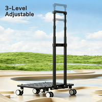 Sac de transport pliable confortable et imperméable pour animaux de compagnie, chariot détachable, cadre en acier au carbone, roues silencieuses en PU, charge de 10 kg, OEM