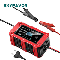 Cargador de Batería Inteligente de 12V 6A del Fabricante, Cargador de Batería de Coche de 12V, Cargador de Carga Lenta de 12V, Cargador Automático de Batería de Motocicleta