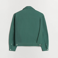 Veste de travail décontractée YIMAI pour hommes, coupe ample, en toile de coton, avec poches plaquées classiques et boutons, style camionneur