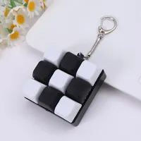 Porte-clés clavier coloré avec mini interrupteur mécanique, chaîne de sac décorative, porte-clés multicolore, tactile, anti-stress, cadeau gaming