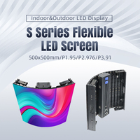 Module LED souple programmable ultra-fin P0.9 P1.25 P1.95 P2.6 P3 P3.91 P4 pour écran LED intérieur/extérieur en arc