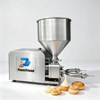 Machine de remplissage automatique à commande tactile pour garnitures de pain, biscuits, chocolat, gâteaux, pâtisseries et croissants, crème pour beignets