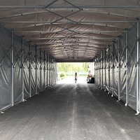 Tente de garage pliable rétractable en métal pour le stationnement et le lavage de voitures