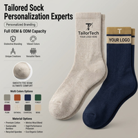 Chaussettes de sport unisexes pour hommes, design décontracté, chaussettes de luxe personnalisées avec logo, noires et blanches, tricotées, brodées, athlétiques pour hommes