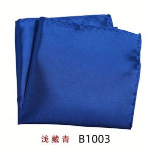 Solid Color Pocket square Bandanas Men Pocket square Handkercher - Product Image 5