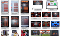 Tableau de score électronique pour le football, le cricket, le tennis, le bowling, les clubs sportifs, les stades sportifs