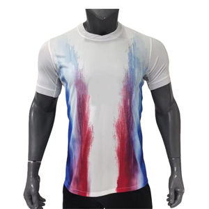 Kaos Jersey Sepak Bola Thailand Berkualitas Tinggi Versi Pemain Dewasa Lengan Pendek Bahan Bernapas Anti Kusut 2526 - Product Image 1