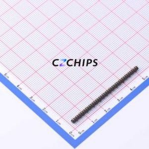 X1311WVS-40J-C18D42R2 Pin Header SMD,P=1.27mm Connector ( Pin Structure: 1x40P )( Pitch: 1.27mm )( Row Spacing: 1.27mm ) - Product Image 1