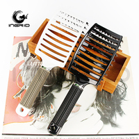 Brosse à cheveux courbée best-seller pour extensions, brosse à cheveux personnalisée avec logo, pour cheveux humides, secs, épais et bouclés, peigne de coiffage