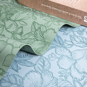 แผ่นรองจานหนังสไตล์นอร์ดิกและตะวันตก ลายนูนสองด้าน เป็นมิตรกับสิ่งแวดล้อม ปรับแต่งได้ สำหรับใช้ในบ้านและโรงแรม - Product Image 2