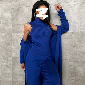 Premium Quality <strong>Cashmere</strong> <strong>Sweater</strong> Knitted 3 Piece Set Women Long Cardigan <strong>Sweater</strong>+<strong>Cashmere</strong> Tank Top+Pants <strong>Cashmere</strong> <strong>Sweater</strong> Suits - Product Image 5