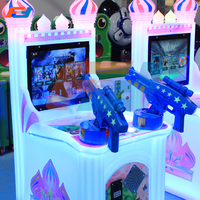 Machine de jeu de tir pour enfants sur le thème des dessins animés, simulateur vidéo à monnayeur pour parc d'attractions