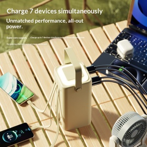 พาวเวอร์แบงค์พลาสติกขนาดใหญ่ 120W ความจุ 100000 มิลลิแอมป์ สำหรับกิจกรรมแคมป์ปิ้งกลางแจ้ง ข้ามพรมแดน กรณีฉุกเฉิน ขายส่ง - Product Image 2