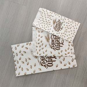 Sacs à biscuits en papier ciré jetables personnalisés pour pâtisserie, avec logo, papier ciré résistant à la graisse, emballage pour brownie blanc - Product Image 5