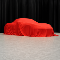 Housse de présentation pour voiture en spandex effet soie haute élasticité avec logo personnalisé pour événement automobile