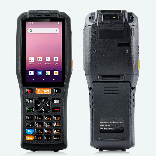 Android 4G Handheld PDA with Touch Screen Barcode Scanner Mobile Computer Terminal for Efficient Logistics Tracking in Stock