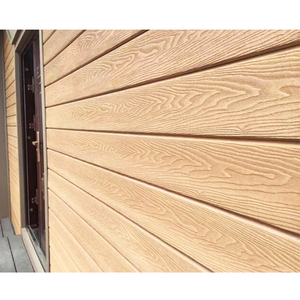 Panneaux muraux en composite bois-plastique (WPC) bon marché, faciles à poser, décoratifs, pour l'extérieur, revêtement mural en <span class=keywords><strong>PVC</strong></span> WPC - Product Image 5