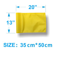20x13 Inches Standard Golf Practice Putting Green Set avec mât en fibre de verre Impression numérique Golf Banner Cup Flag