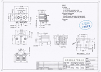 Cuivre noir et nylon IEC 60320 C8 prise d'alimentation secteur adaptateur de prise industrielle à 2 broches