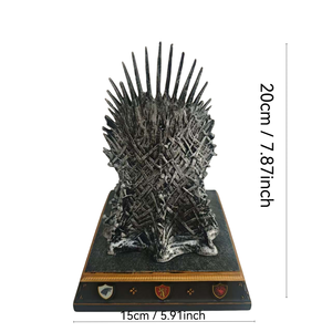 <span class=keywords><strong>Juego</strong></span> de resina trono modelo ornamento GTB06 hielo y fuego canción soporte pluma soporte decoración del hogar regalo - Product Image 2