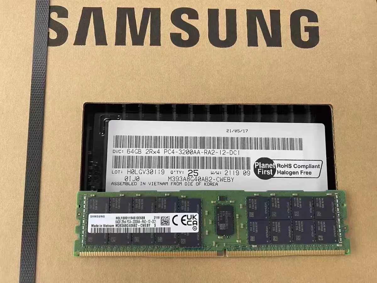 64GB DDR4-3200 RDIMM M393A8G40AB2-CWE M393A8G40BB4-CWE सर्वर मेमोरी