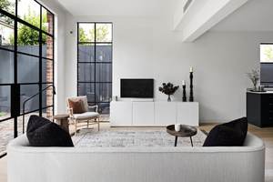 ประตูและหน้าต่างเหล็กกรอบบางสไตล์คริตตานีประตูฝรั่งเศสที่มีการแบ่งเตาจริงๆหรือมีบางส่วนสำหรับตกแต่ง - Product Image 4