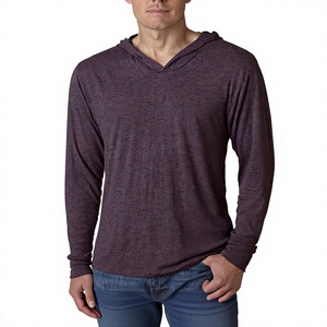 Sudadera con Capucha de Punto Ligera para Hombre, Personalizada, de Alta Calidad, con Estampado Frontal por Transferencia de Calor, Impermeable, Anti-UV, OEM - Product Image 1