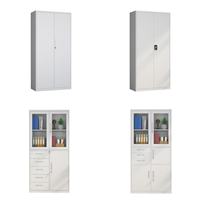 Armoire de rangement en métal, durable, grande capacité, rangement de bureau, design élégant, pratique et moderne, s'adapte à tous les espaces, armoire de bureau