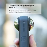 Ensemble de filtres en verre optique ND 16/32/64 pour Insta360X5, filtre à densité neutre, protection anti-rayures pour caméra panoramique