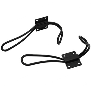 Ganchos de Pared Metálicos Resistentes Negros EWANG para Colgar Ropa y Sombreros - Product Image 2