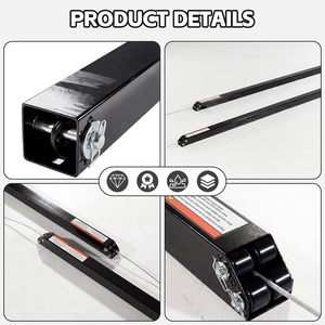 Système d'assistance à levage de porte arrière de remorque utilitaire à deux poteaux, système d'assistance à levage bilatéral, compatible avec les remorques utilitaires ouvertes, rampe de porte arrière, nouveau - Product Image 4