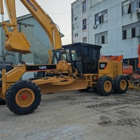 Digunakan untuk Motor Grader 140K 100% Asli Amerika Kondisi Baik 14 ton 128kw Mesin Konstruksi Jalan Tenaga Kuat