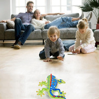 Reptilien réaliste Animal doux grenouille avec taches coloré Gecko enfants apprentissage jouer jouet Durable en peluche lézard