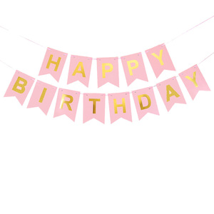 Guirnalda de Banderines Triangulares de Feliz Cumpleaños, Decoraciones Duraderas para Fiestas de Cumpleaños - Product Image 2
