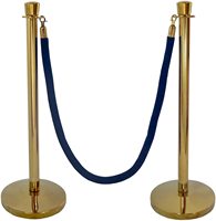 Support de poteau de corde de queue pour la barrière de queue supérieure de couronne uniforme pour la station de chemin de fer