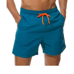 Üst satış özelleştirilmiş baskı ve Logo % 100% Polyester Boardshorts mayo erkekler yüzmek mayo plaj şortu ihracat bangladeş
