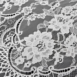 Tessuto di <span class=keywords><strong>pizzo</strong></span> Chantilly <span class=keywords><strong>francese</strong></span> con ricamo in Nylon bianco 75Cm <span class=keywords><strong>per</strong></span> tenda - Product Image 5