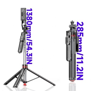 54inch Auto Open Quick Fold F05 Mobile Phone Selfie Stick Monopod <b>Tripod</b> Stand with 1/4 Screw for DJI OSMO INSTA360 Camera - Product Image 5