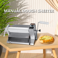 Machine à laminer la pâte industrielle et commerciale, mini laminoir pour pizza, feuilles de fondant, pâte à sucre, croissant