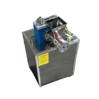 Petite machine automatique à pâtes en acier inoxydable 80 kg/h, motorisée 220 V, pour la fabrication de macaroni, usage professionnel en restaurant