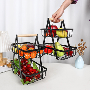 Articles ménagers 3 niveaux corbeille <span class=keywords><strong>à</strong></span> <span class=keywords><strong>fruits</strong></span> comptoir support de bureau <span class=keywords><strong>Fruits</strong></span> légumes pain collations cuisine organisateur stockage - Product Image 3