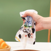 Pochettes souples personnalisées imprimées avec bec verseur pour boissons, aliments, lait, gelée, jus – Emballage plastique réutilisable pour bébés