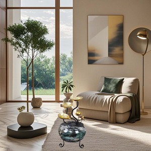 <span class=keywords><strong>Fontaine</strong></span> d'<span class=keywords><strong>eau</strong></span> décorative tranquille-Améliore l'atmosphère de votre maison - Product Image 3