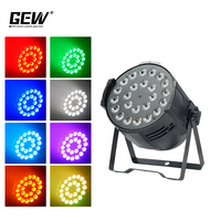 GEVV Prix de gros 24x12W RGBW 24x15W RGBWA 24x18W RGBWAUV DMX Projecteur LED Par à effets de teinture et stroboscopique pour scène de mariage
