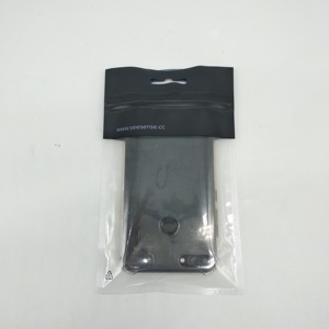 Emballage coloré personnalisé Ziplock sacs en plastique transparent coque <span class=keywords><strong>de</strong></span> téléphone emballage Logo emballage givré pochettes zippées - Product Image 3