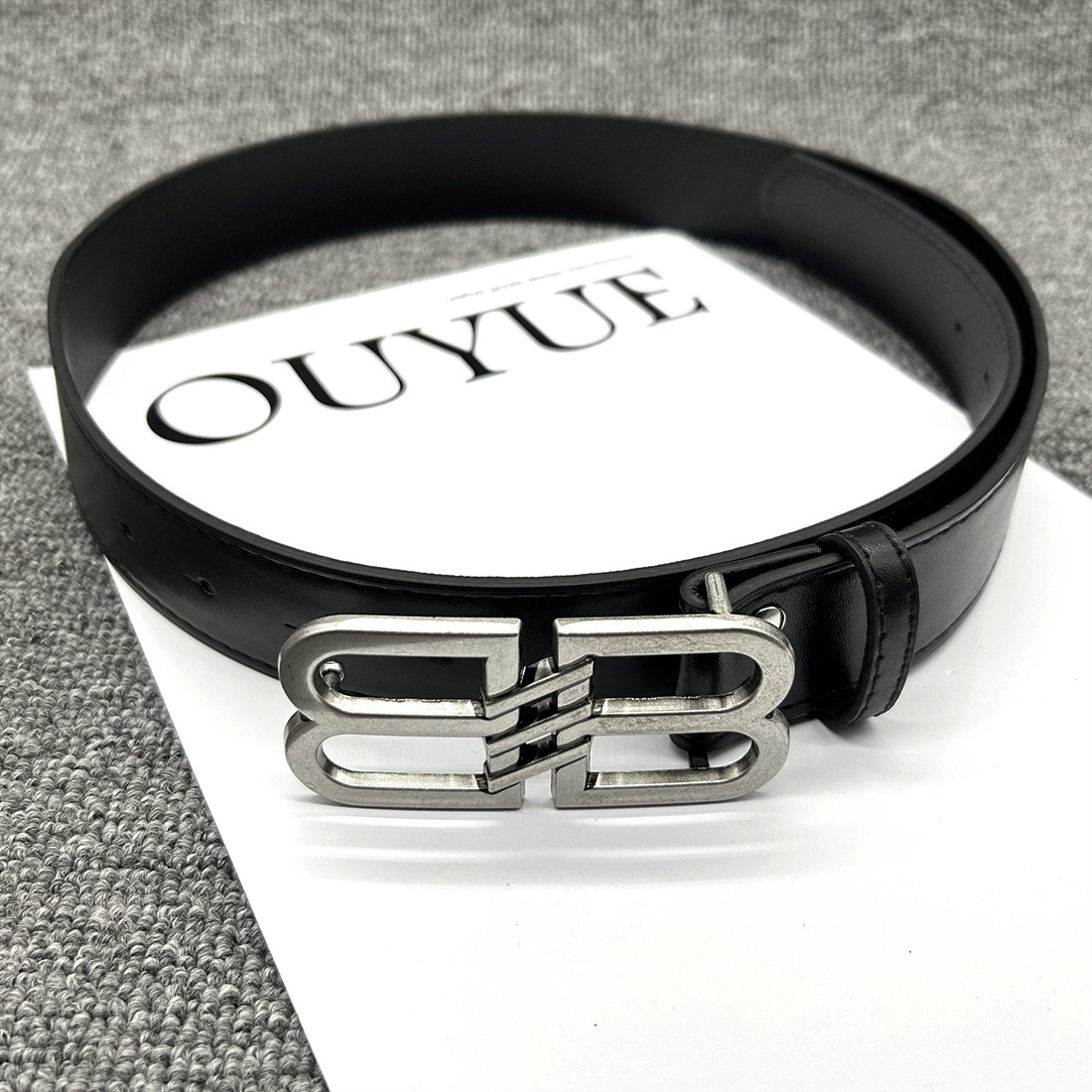 [Argent] ceinture double B Paris B home