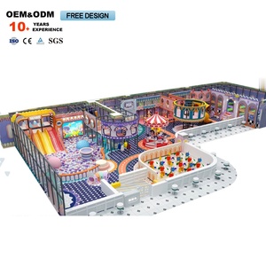 Parque Infantil Interior con Temática de Casa de Colores, Decoración Suave para Niños, Tobogán en Forma de Cuerno Personalizado - Product Image 4
