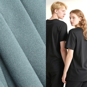 Vải dệt kim hai mặt <span class=keywords><strong>100</strong></span>% <span class=keywords><strong>polyester</strong></span>, nhuộm màu trơn, 175 GSM, chống nhăn, chất liệu áo thun thoải mái cho bé trai và bé gái - Product Image 1