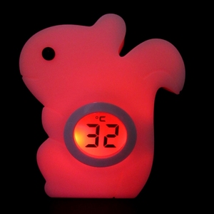 Termómetro Digital de Plástico con Diseño de Ardilla, Monitor de Temperatura para el Hogar, Pantalla para Habitación de Bebé - Product Image 3
