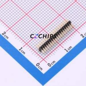 A100UP-ZS19P Pin Header Through hole Component (THT),P=1mm Connector ( Pin Structure: 2x19P )( Pitch: 1mm )( Row Spacing: 1mm ) - Product Image 1